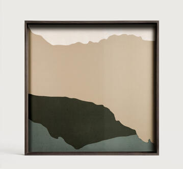 Ethnicraft Vierkant Dienblad 'Wabi Sabi' 51 x 51cm, kleur Crème