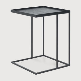 Ethnicraft Vierkante Bijzettafel 'Tray' Gelakt Hout, 39 x 39cm - 39 x 39 cm