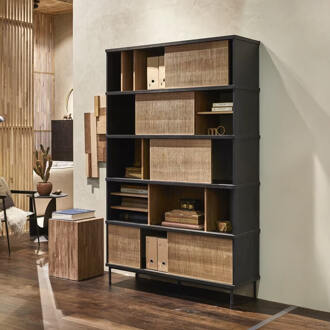 Ethnicraft Wandkast 'Oscar' Teakhout, 195 x 120cm