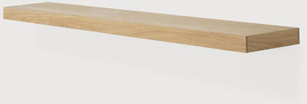 Ethnicraft Wandplank 'Wall' Eikenhout, 140cm, kleur Naturel - 140 cm