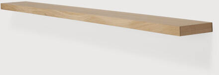 Ethnicraft Wandplank 'Wall' Eikenhout, 210cm, kleur Naturel - 210 cm