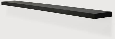 Ethnicraft Wandplank 'Wall' Eikenhout, 210cm, kleur Zwart - 210 cm