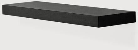 Ethnicraft Wandplank 'Wall' Eikenhout, 70cm, kleur Zwart - 70 cm