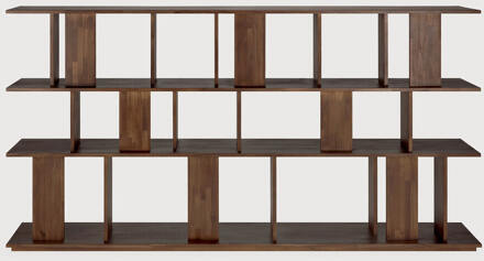 Ethnicraft Wandrek 'Irregular' Gevernist Teakhout, 115 x 224cm Bruin - 115 x 224 cm