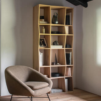 Ethnicraft Wandrek 'M' Geolied Eikenhout, 207 x 93cm - 210 cm