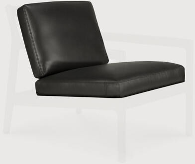 Ethnicraft Zitkussen 'Jack' t.b.v. Fauteuil Jack, Leder, kleur Zwart