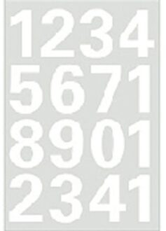 Etiket Herma 4170 25mm getallen 0-9 wit