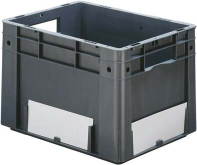 Etiket | wit voor transport-stapelkratten | B. 210 mm | 50 stuks - E74 E74