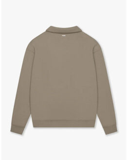 Etiquette half-zip sweaters cr2-pf25-02 Groen - M