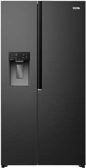 Etna AKV5178I Amerikaanse koelkast Zwart