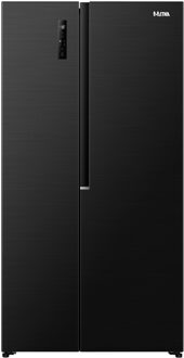 Etna AKV6178 Amerikaanse koelkast Zwart