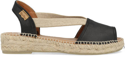 Etna Dames Espadrilles - Zwart - Maat 42