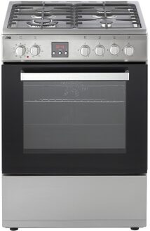 Etna FGV760RVS Gasfornuis Grijs