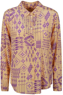 Etnische Stijl Shirt Momoni , Multicolor , Dames - Xs,2Xs