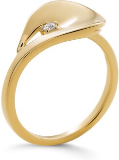 'Etoile' Vrouwen 925 Sterling Zilveren Ring - Goud ZR-7524/G - N