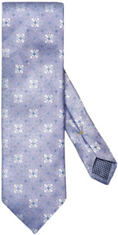 Eton Bloemen zijden lichtblauwe stropdas Eton , Blue , Heren - ONE Size