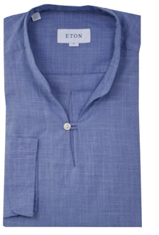 Eton Casual overhemd Eton , Blue , Heren - XL