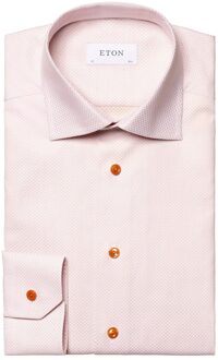 Eton Contemporary overhemd Roze - 40 (M)