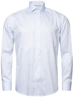 Eton Gestreept Slim Fit Katoenen Overhemd Eton , Multicolor , Heren - 2Xl,M