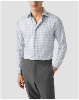 Eton Lange mouw overhemden 1000122 Blauw - 46 (XXL)