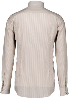 Eton Lange mouw overhemden 100014572 - maat 41 (L) Beige