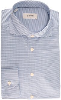 Eton Lange mouw overhemden Licht blauw - 43 (XL)