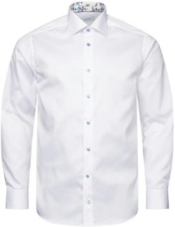 Eton Moderne Fit Overhemd Eton , White , Heren - 2Xl,Xl,L,M,5Xl,7Xl,4Xl,3Xl