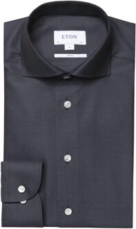 Eton Overhemd Blauw - 40 (M)