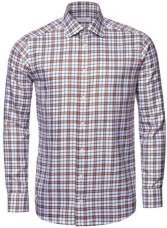 Eton Overhemd Bruin - 42 (L)