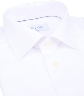 Eton Overhemd met lange mouwen Wit - 41 (L)