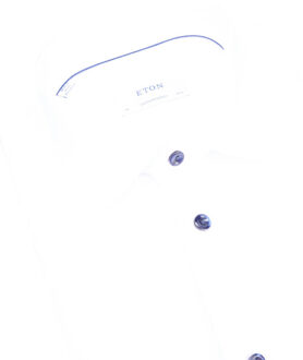 Eton Overhemd met lange mouwen Wit - 42 (L)