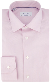 Eton Roze Business Overhemd Eton , Pink , Heren - L,6Xl