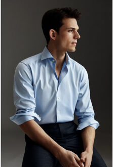 Eton Shirt - maat 41 (L) Blauw