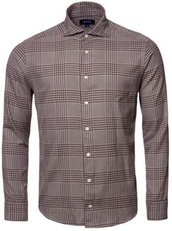 Eton Shirt slim Bruin - 40 (M)