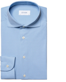 Eton Shirts Eton , Blue , Heren - 4XL