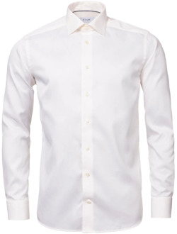 Eton Signature Twill Overhemd Eton , White , Heren - 2Xl,Xl,M,3Xl