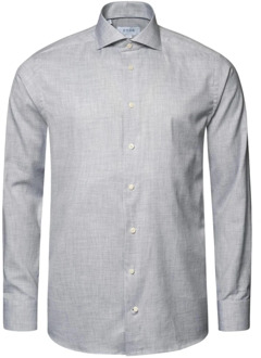 Eton Slim Fit Overhemd van Eton Eton , Gray , Heren - XS