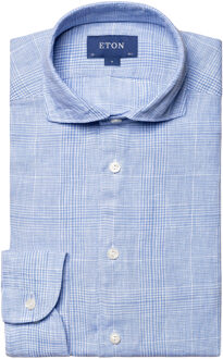 Eton Slim overhemd blauw Licht blauw - 46 (XXL)