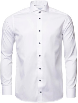 Eton Veelzijdig Wit Overhemd met Cut Away Kraag Eton , White , Heren - 2Xl,L,M,Xs,3Xl