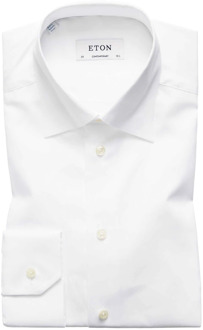Eton Wit Business Overhemd Eton , White , Heren - L,M