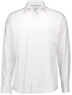 Eton Witte overhemden met lange mouwen Eton , White , Heren - 2Xl,Xl,L,M,S