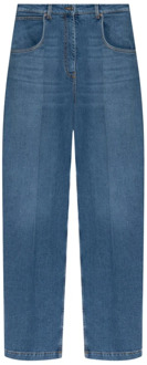 Etro Baggy jeans Etro , Blue , Dames - W30,W27