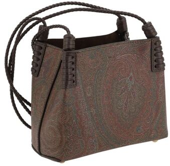 Etro Bruine Stoffen Handtas