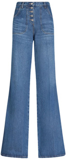 Etro Flared Jeans Etro , Blue , Dames - W27,W28