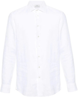 Etro Formal Shirts Etro , White , Heren - 2Xl,Xl,L