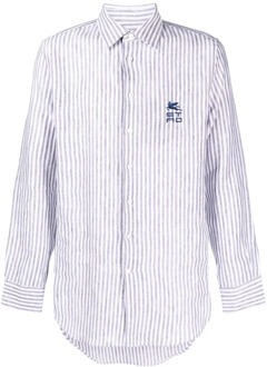 Etro Formeel overhemd Etro , White , Heren - L,M