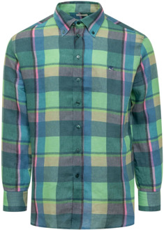 Etro Geruite Overhemd met Lange Mouwen Etro , Multicolor , Heren