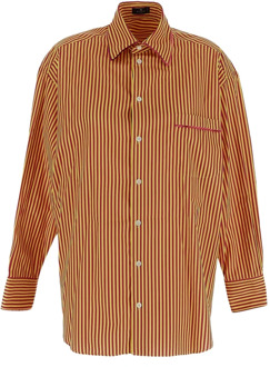 Etro Gestreept Katoenen Overhemd Etro , Multicolor , Dames - S,Xs,2Xs