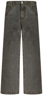 Etro Grijze Denim Jeans, Comfortabele pasvorm, Gemaakt in Italië Etro , Gray , Heren - W31,W30,W34,W32,W33