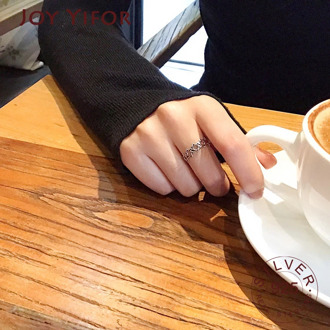 etro High-quality 925 Sterling Silver rings for women stars vintage Jewelry Thai Silver Allergic Personality Arrow Opening Rings